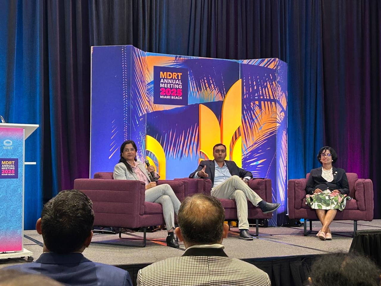 Professional panel discussion at the MDRT Annual Meeting 2025 in Miami Beach